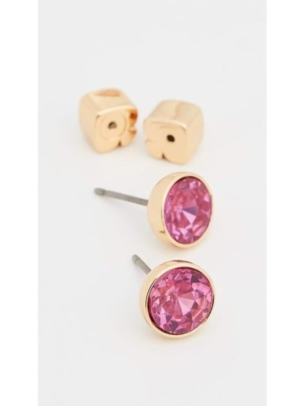 Kate Spade New York Reflecting Pool Mini Round Studs Fuchsia